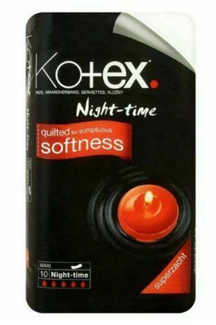 Kotex Maxi Night Time Pads (10 Pack)
